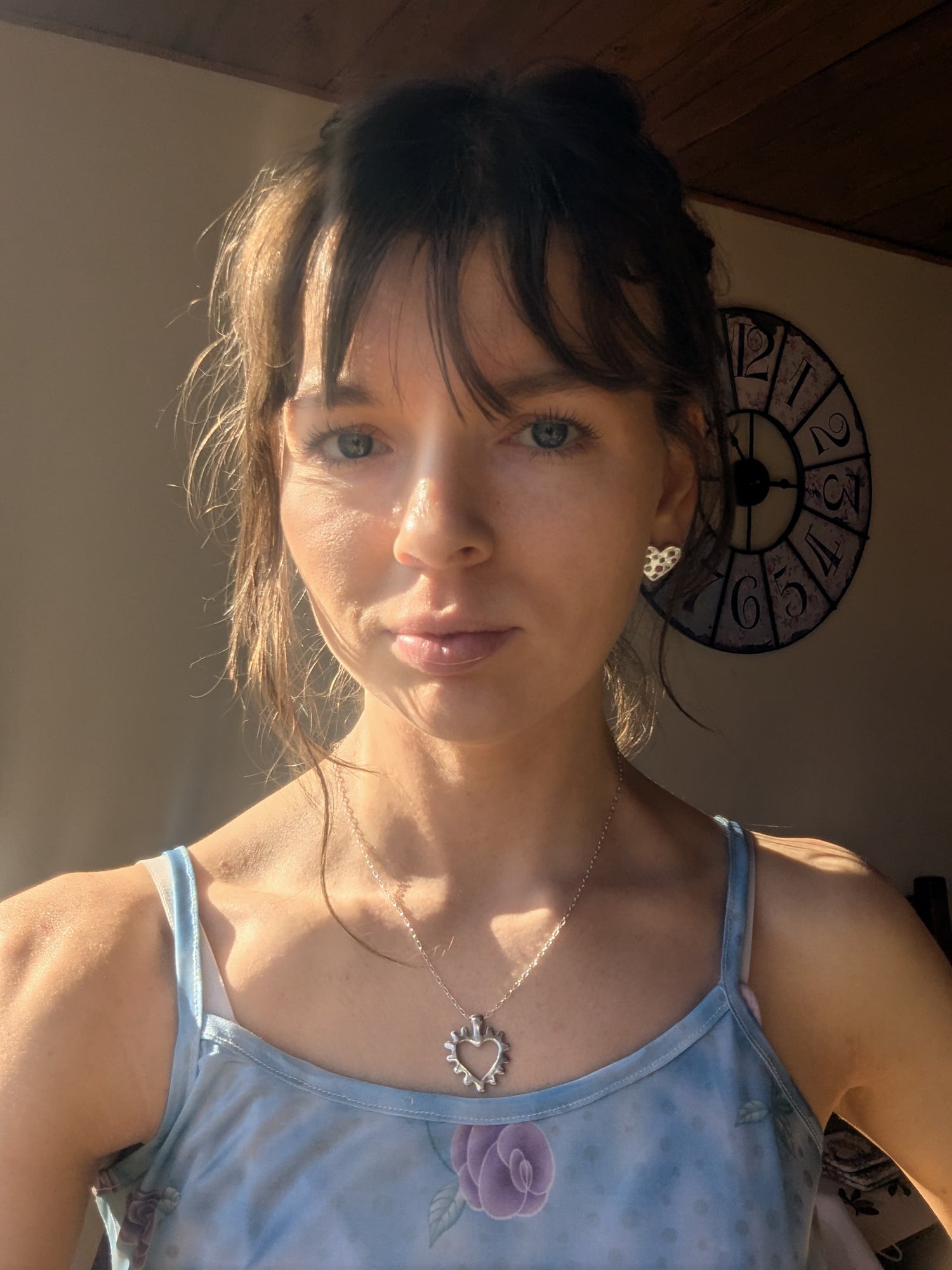 Ellie in the Enchanted Heart Earrings