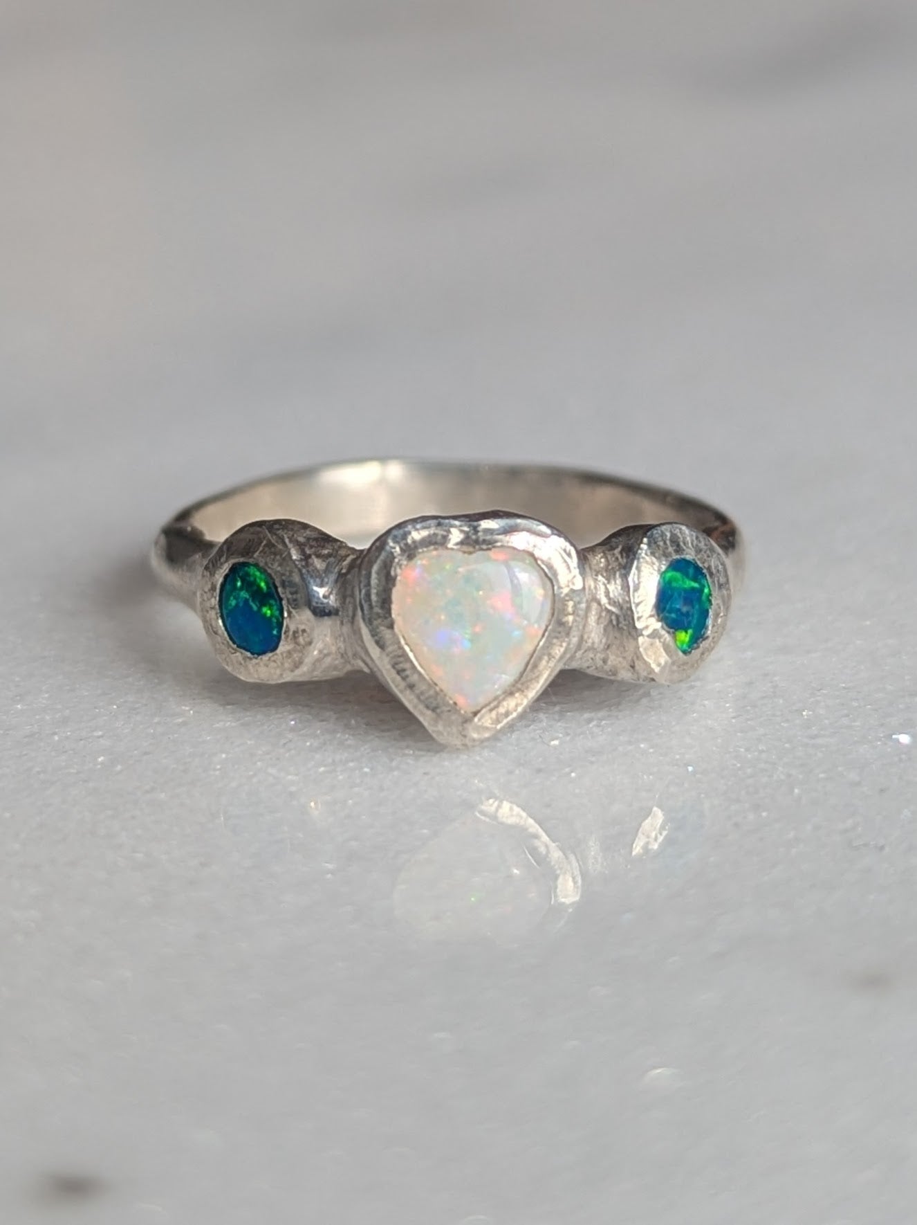Heart of the Ocean OOAK Ring