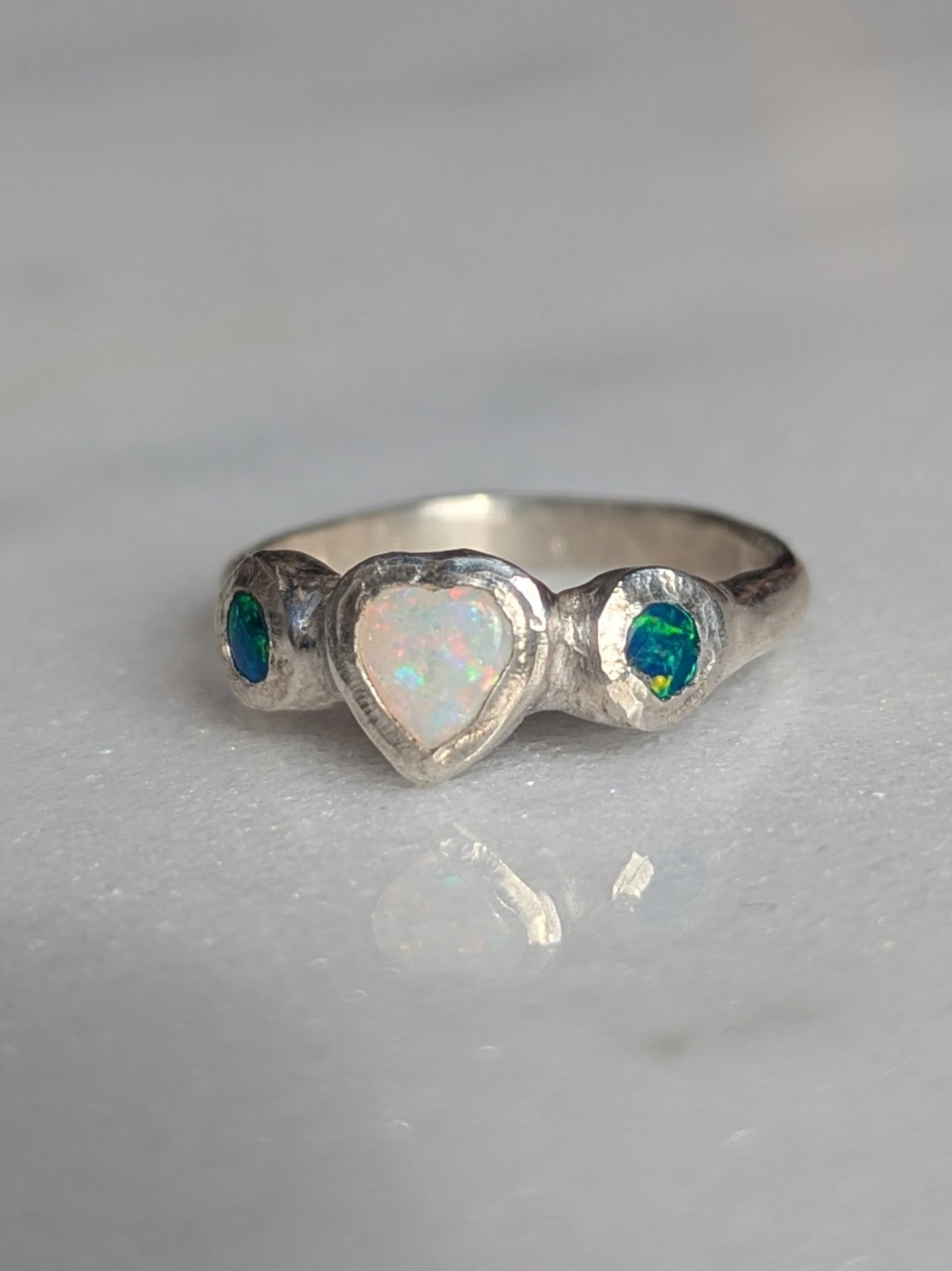 Heart of the Ocean OOAK Ring