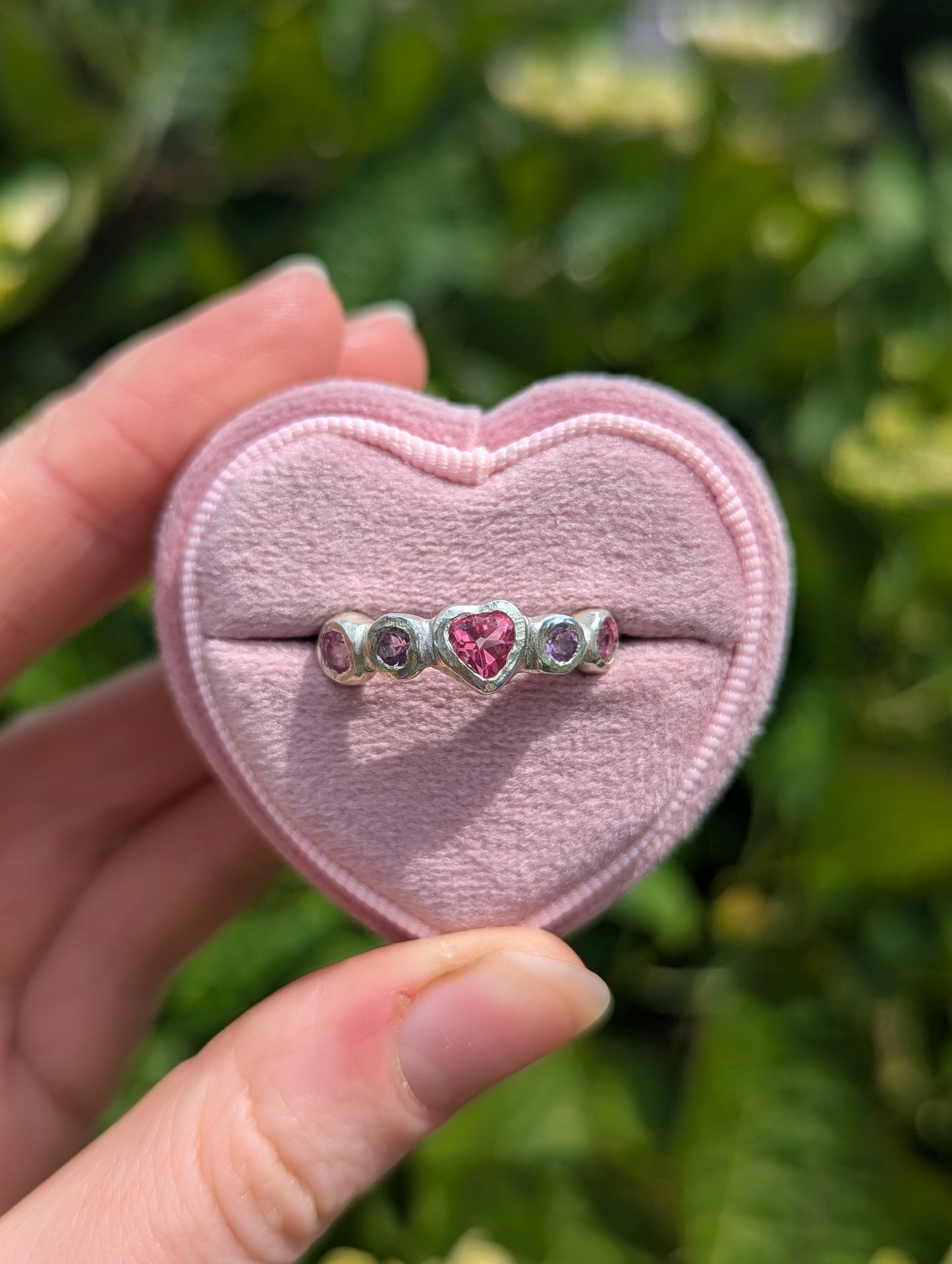 Love Heart OOAK Ring
