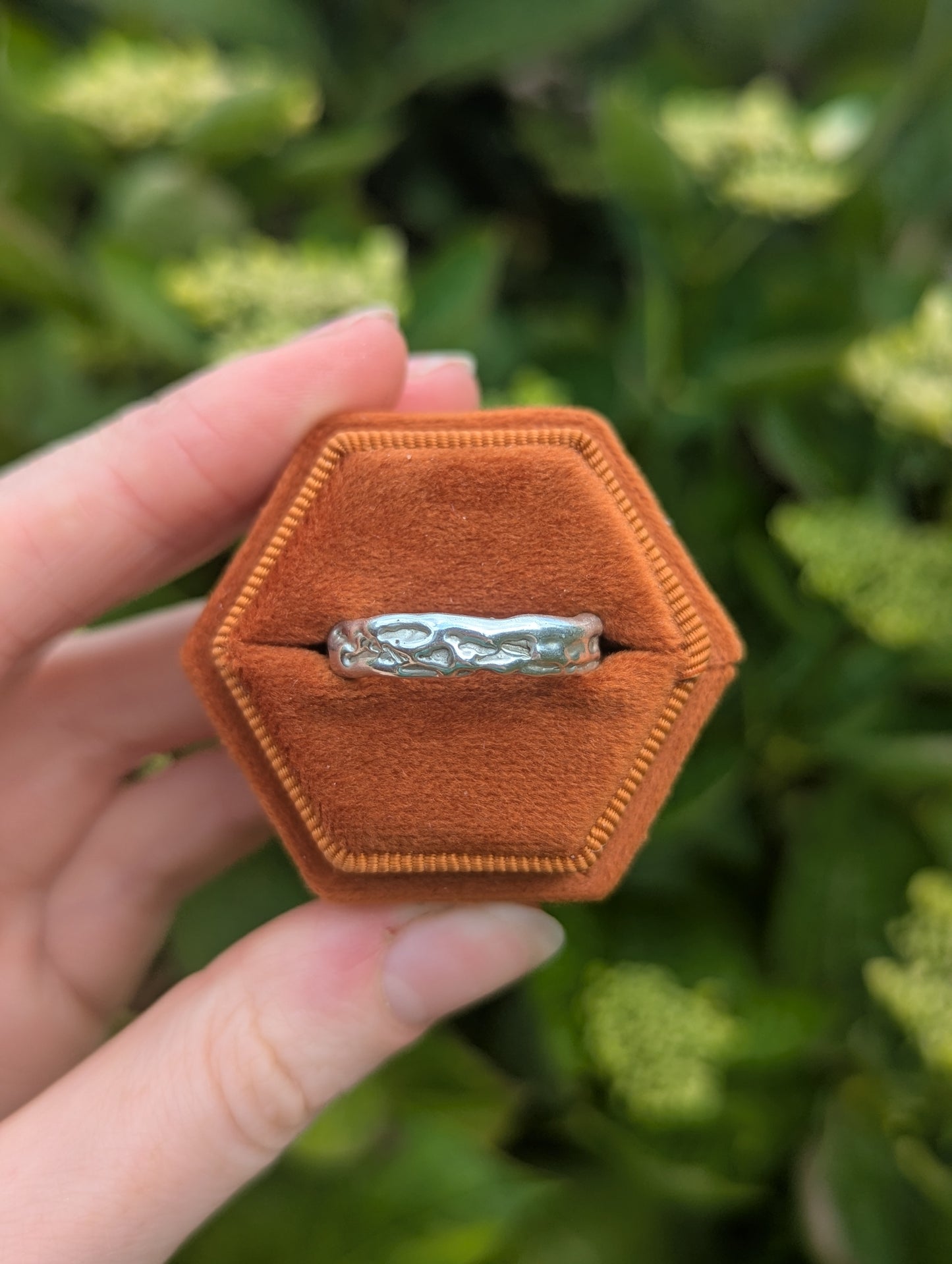 Molten Silver Ring