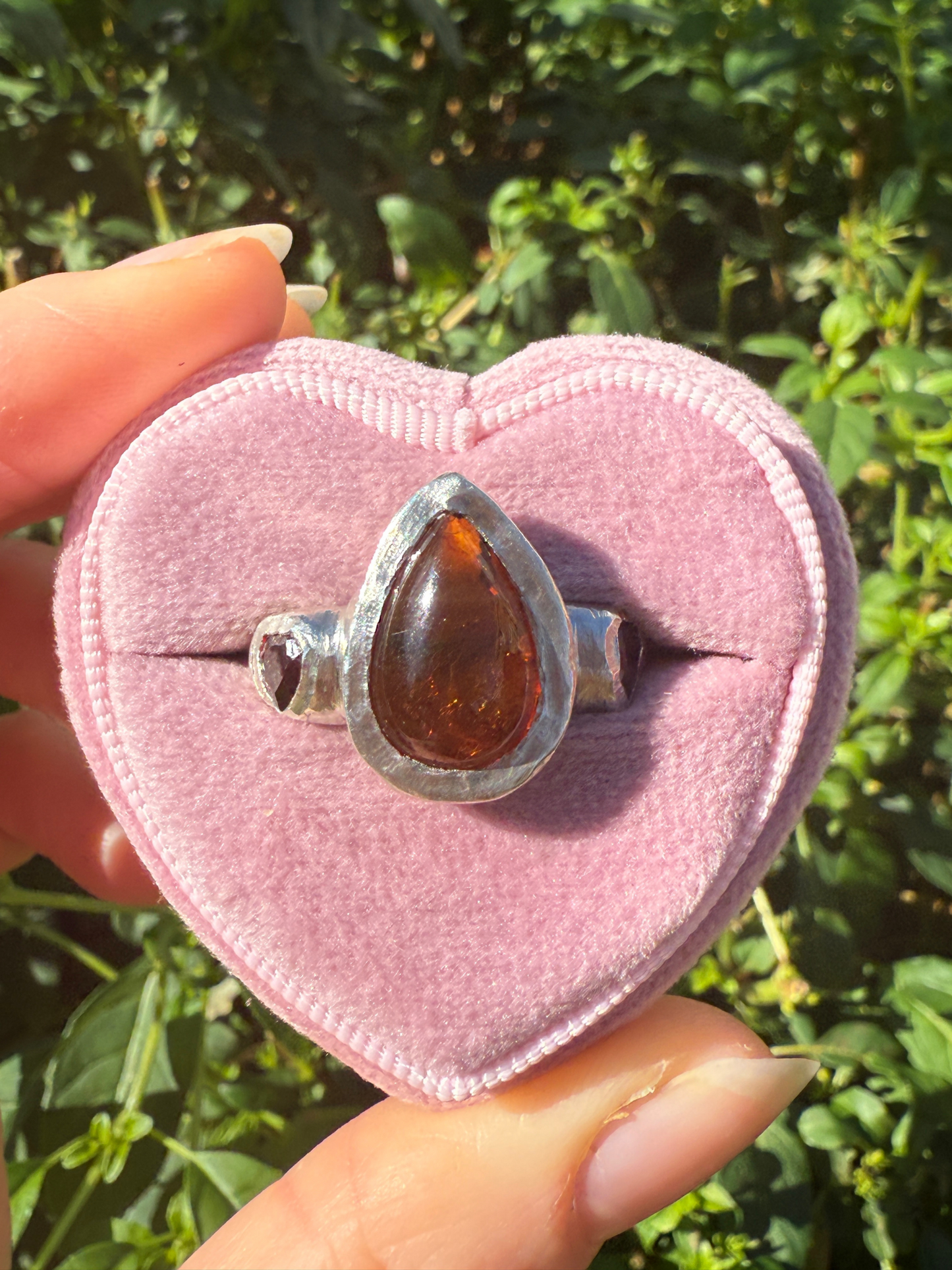 Lava Heart One of a Kind Ring