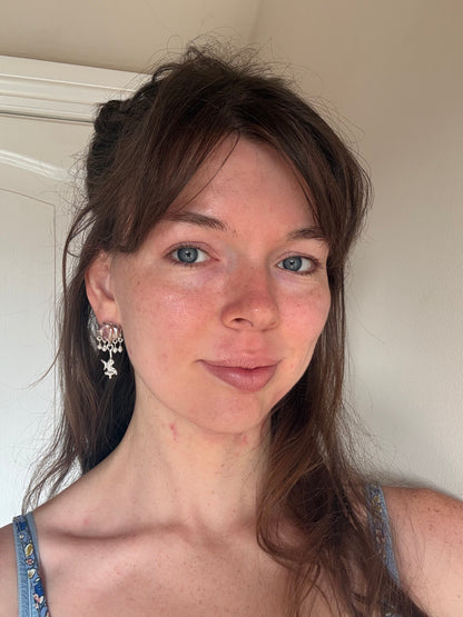 Fairy Raincloud Earrings - One of a Kind