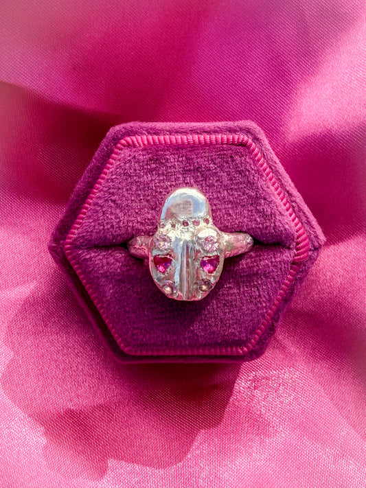 Love Bug Ring - One of a Kind - UK N / N 1/2 / O / O 1/2 / P