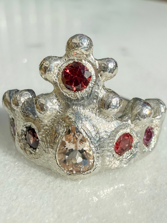 Cherry Blossom Crown Ring