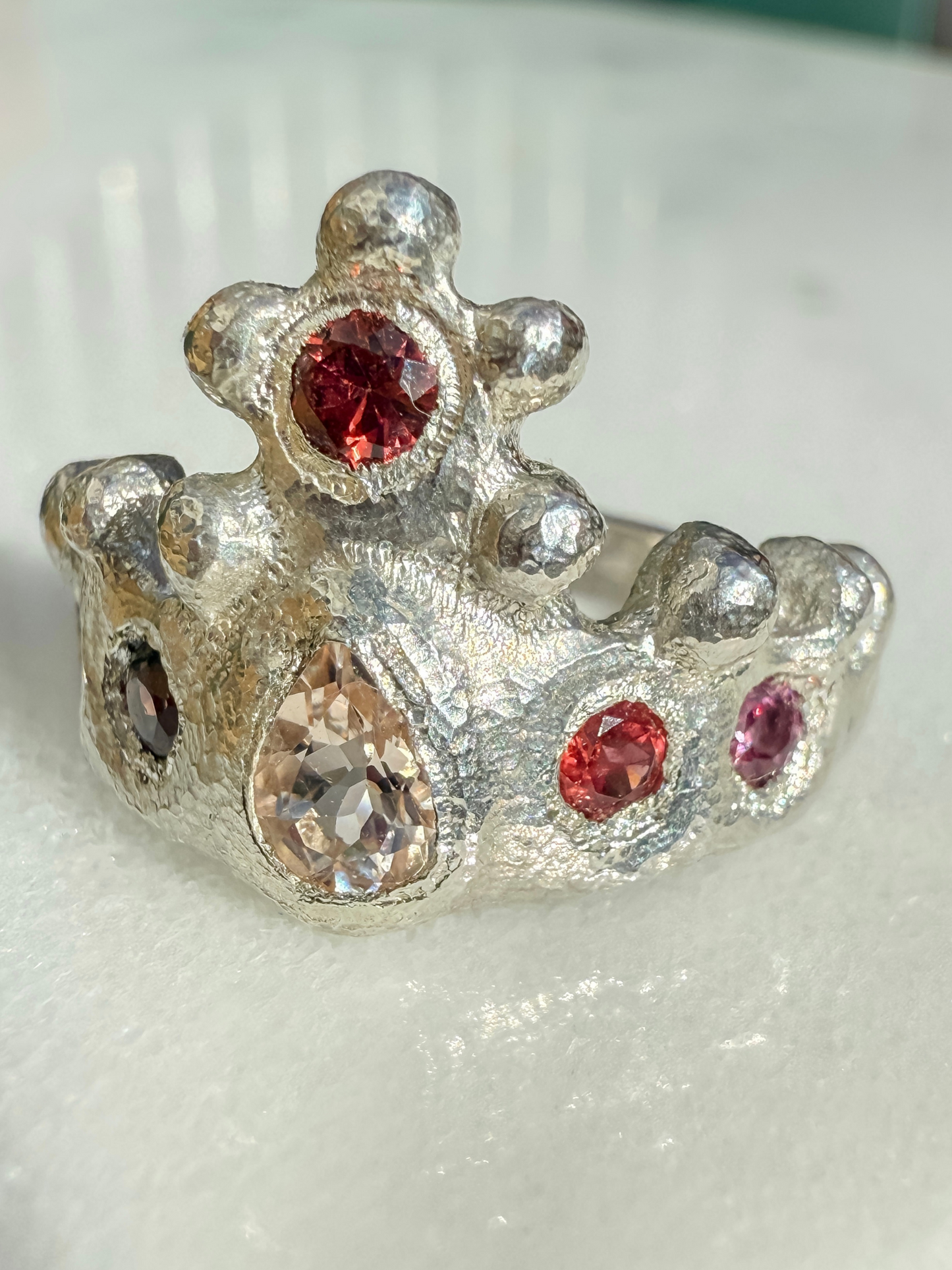 Cherry Blossom Crown Ring