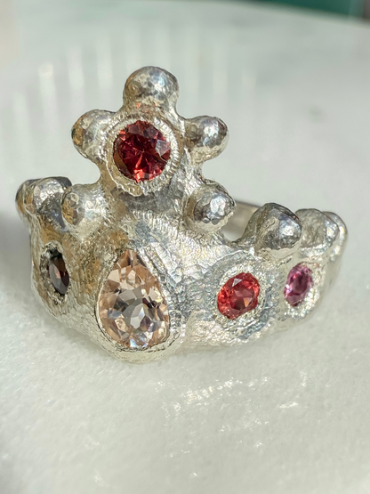 Cherry Blossom Crown Ring