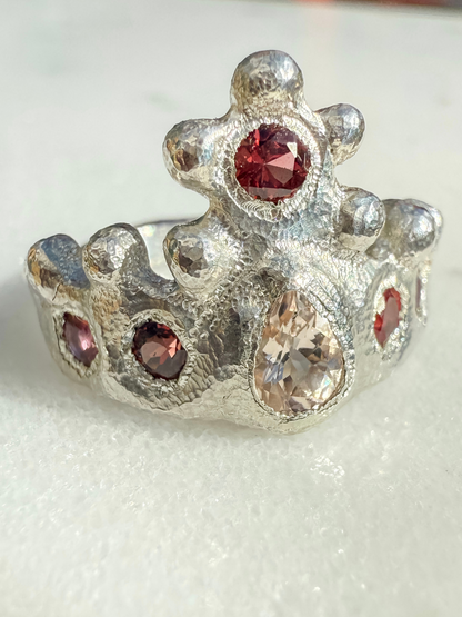 Cherry Blossom Crown Ring