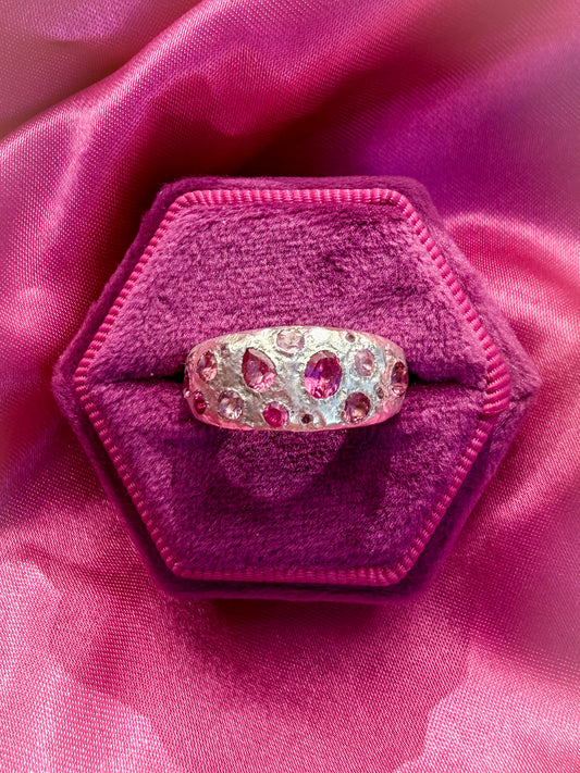 Berry Blossom Scatter Band - One Of A Kind - UK Size M
