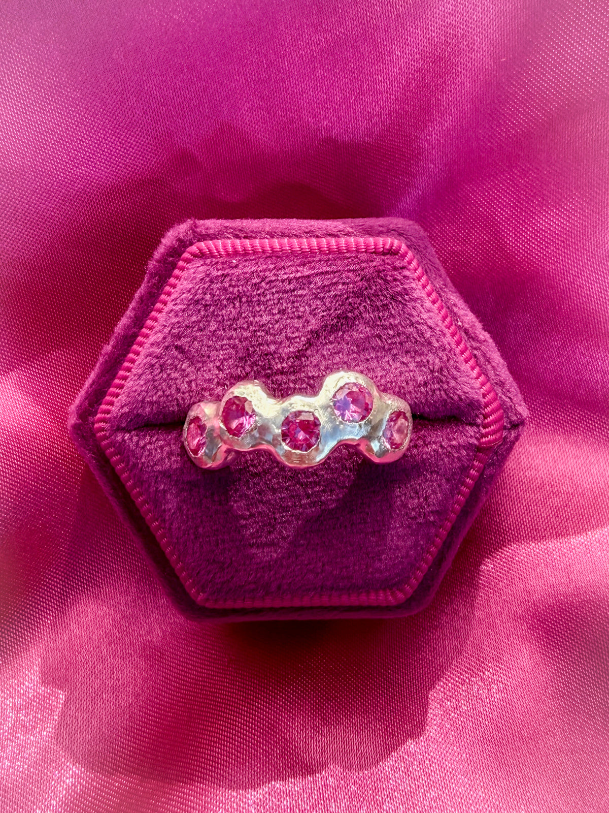 Flamingo Ring - One Of A Kind -Size UK M, M 1/2 or N