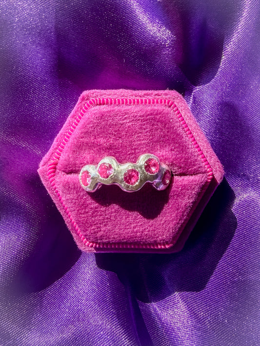 Flamingo Ring - One Of A Kind -Size UK M, M 1/2 or N