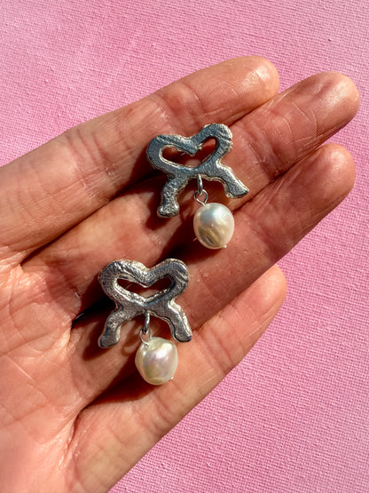 Coquette Pearl Drop Earrings