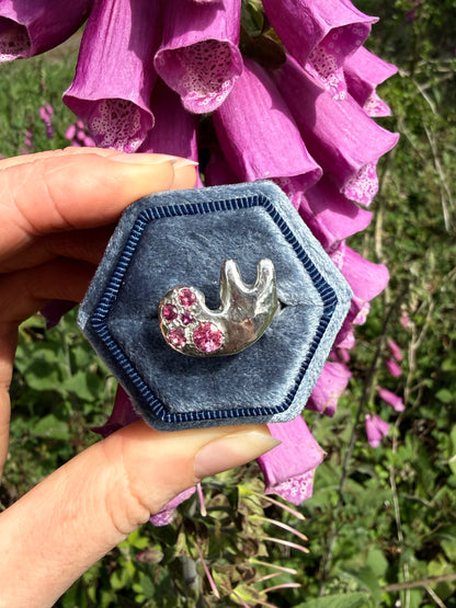 Serenity the Snail Ring - One of a Kind - Size UK M / M 1/2 / N / N 1/2 / O