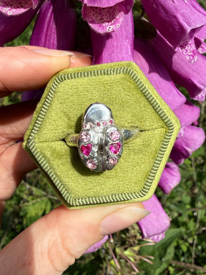 Love Bug Ring - One of a Kind - UK N / N 1/2 / O / O 1/2 / P