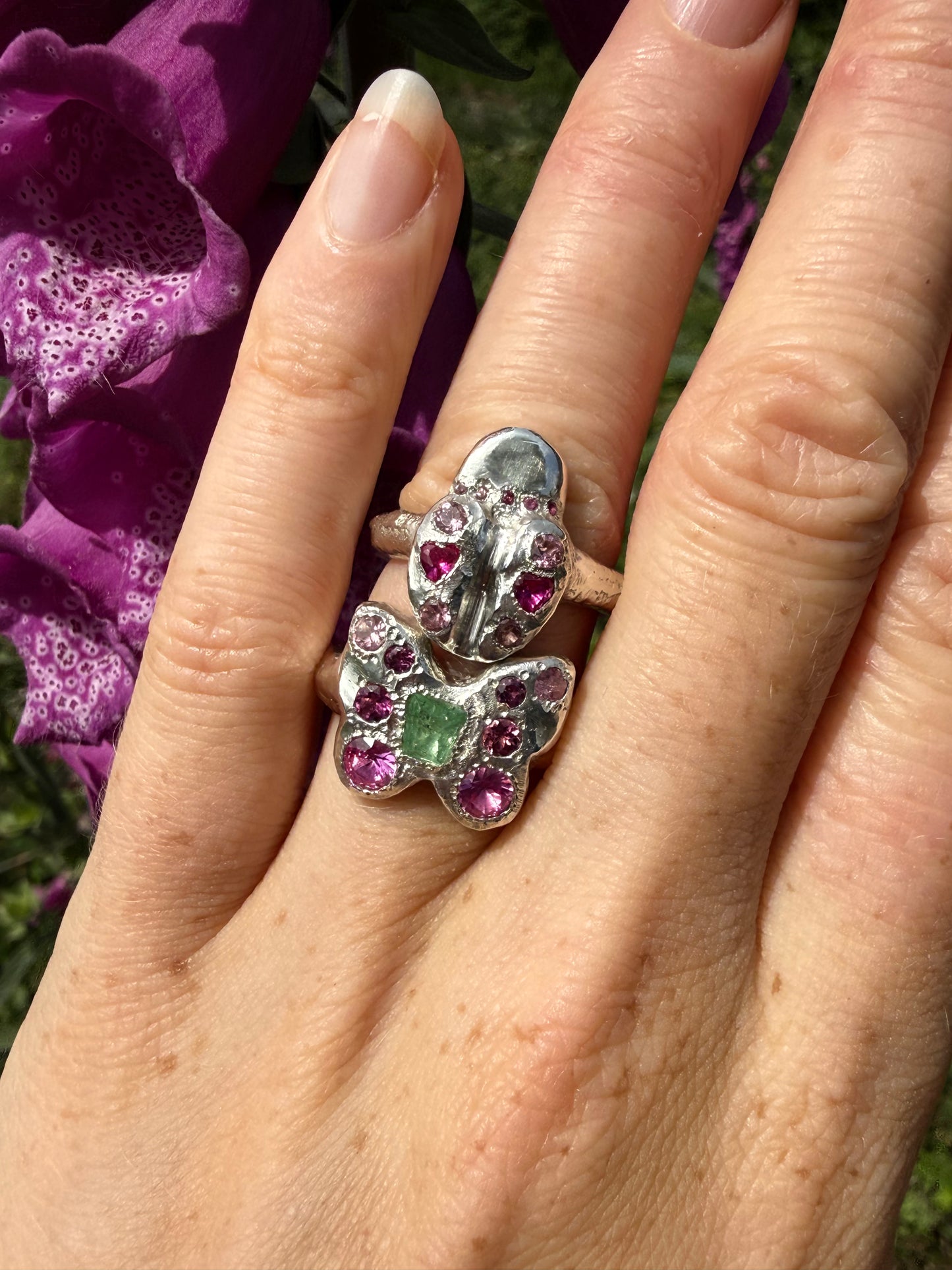 Love Bug Ring - One of a Kind - UK N / N 1/2 / O / O 1/2 / P