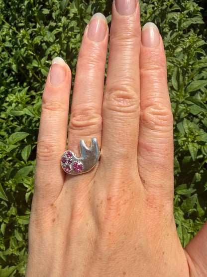 Serenity the Snail Ring - One of a Kind - Size UK M / M 1/2 / N / N 1/2 / O