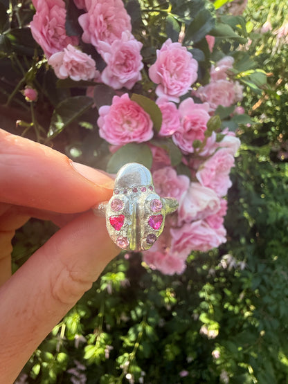 Love Bug Ring - One of a Kind - UK N / N 1/2 / O / O 1/2 / P