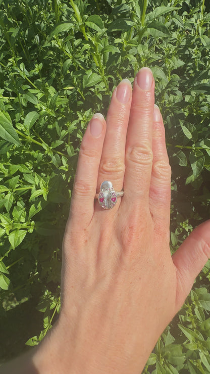 Love Bug Ring - One of a Kind - UK N / N 1/2 / O / O 1/2 / P