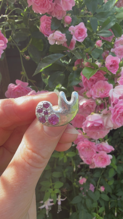 Serenity the Snail Ring - One of a Kind - Size UK M / M 1/2 / N / N 1/2 / O