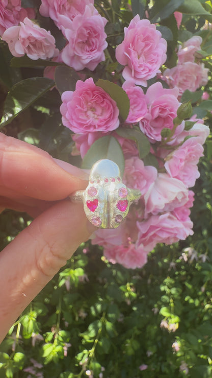 Love Bug Ring - One of a Kind - UK N / N 1/2 / O / O 1/2 / P